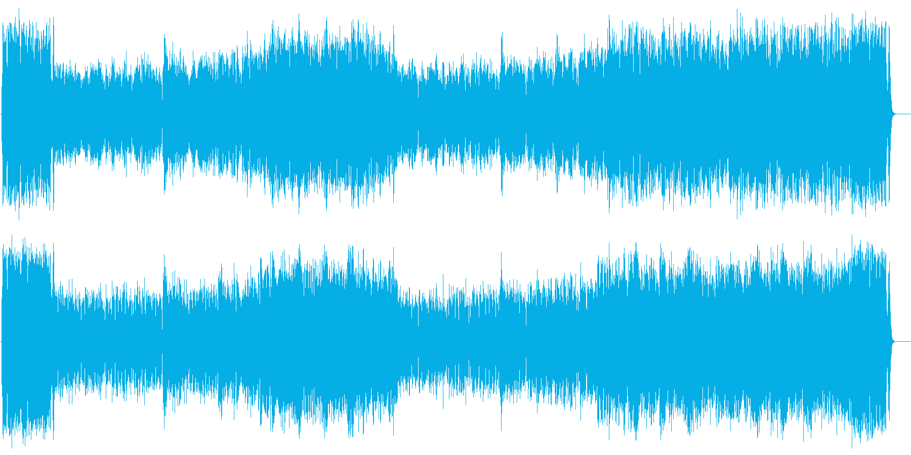 勇者のオーケストラ風音楽(フルサイズ)の再生済みの波形