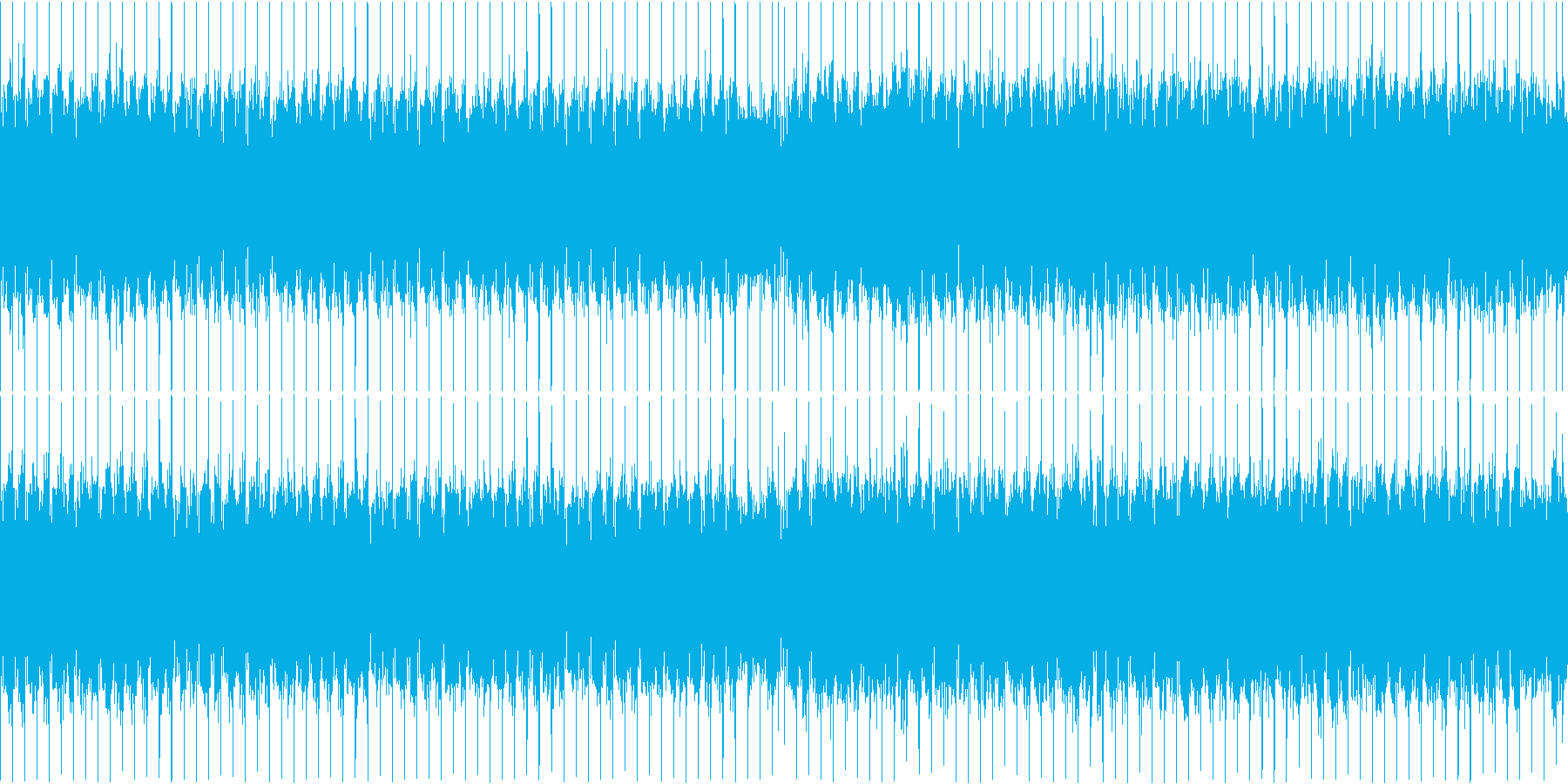シューティング系BGM・終盤の雰囲気の再生済みの波形