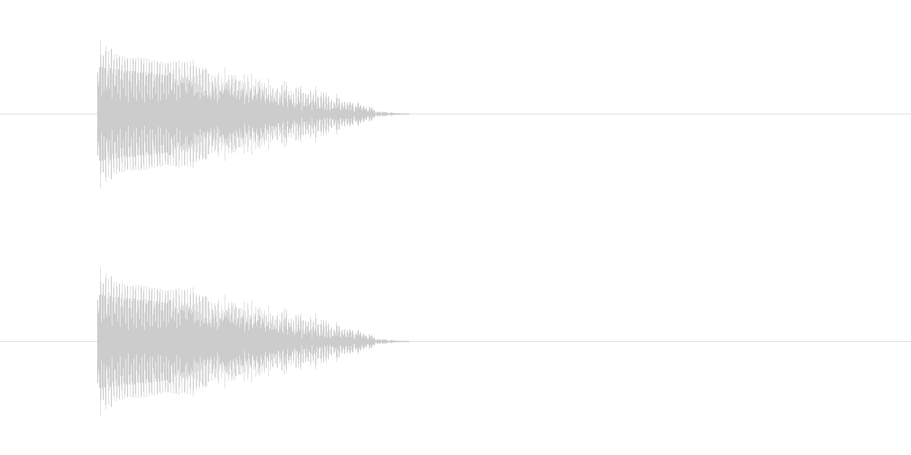 ギターのスライド音ですの未再生の波形