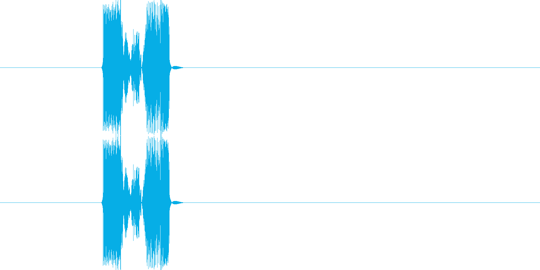 グサッ、ブスッ(剣を刺す音などの効果音)の再生済みの波形