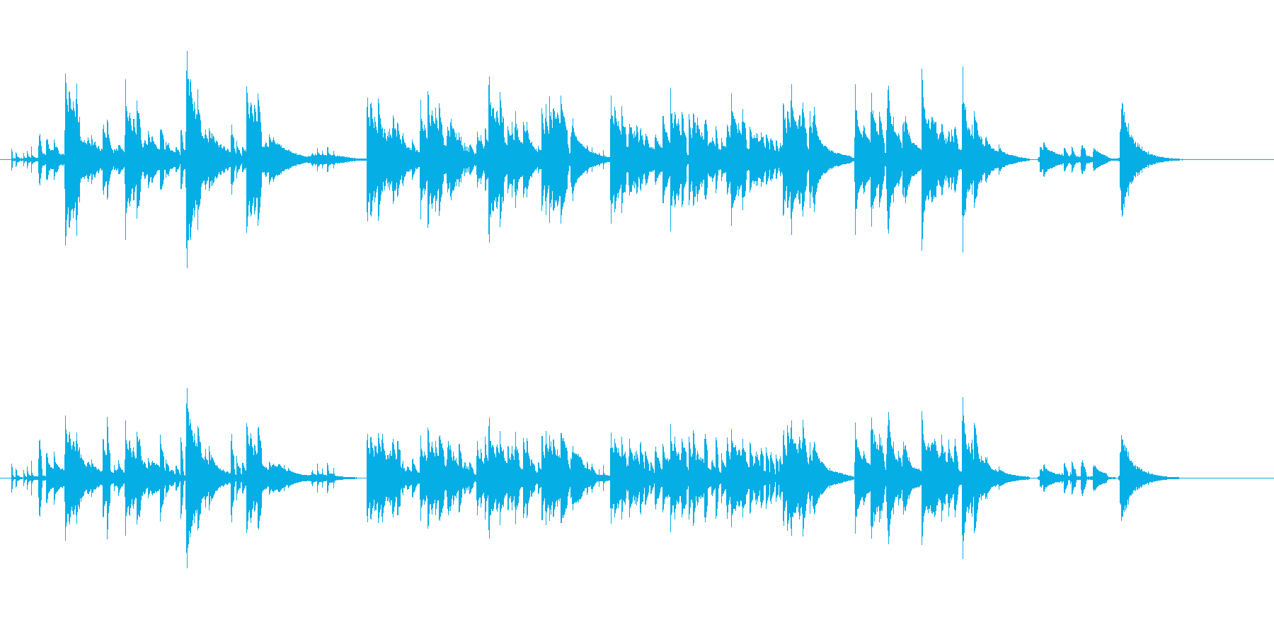 哀感をたたえたアコースティックの響きの再生済みの波形