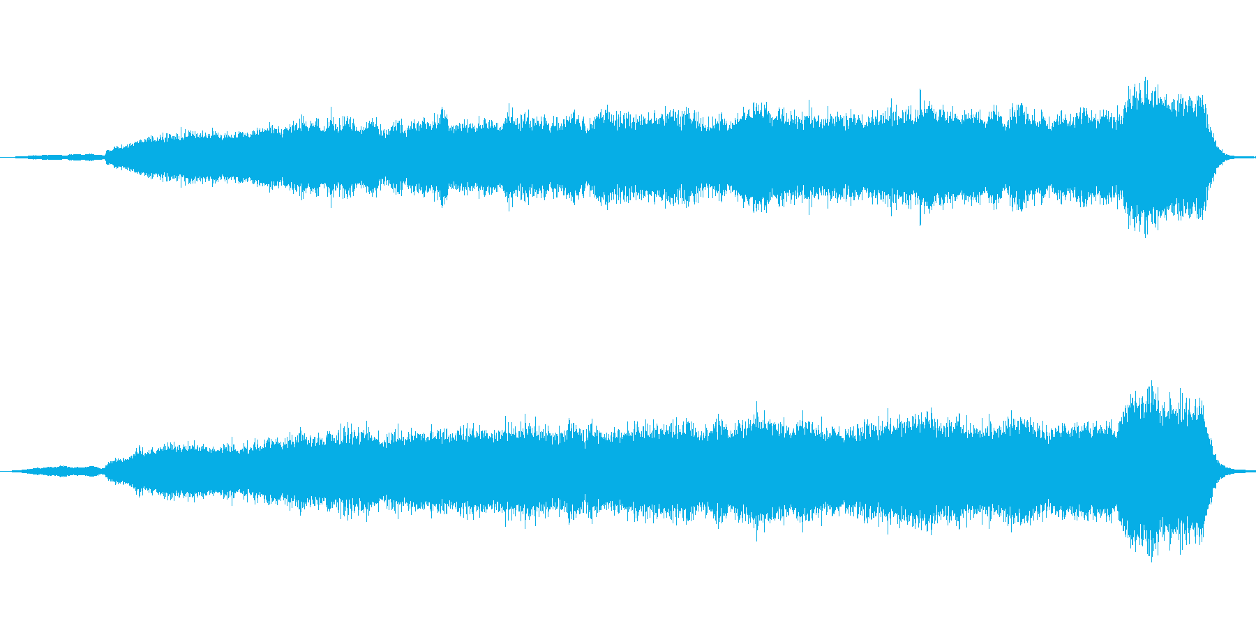 バッハのオルガン曲を幻想的な効果音を入…の再生済みの波形