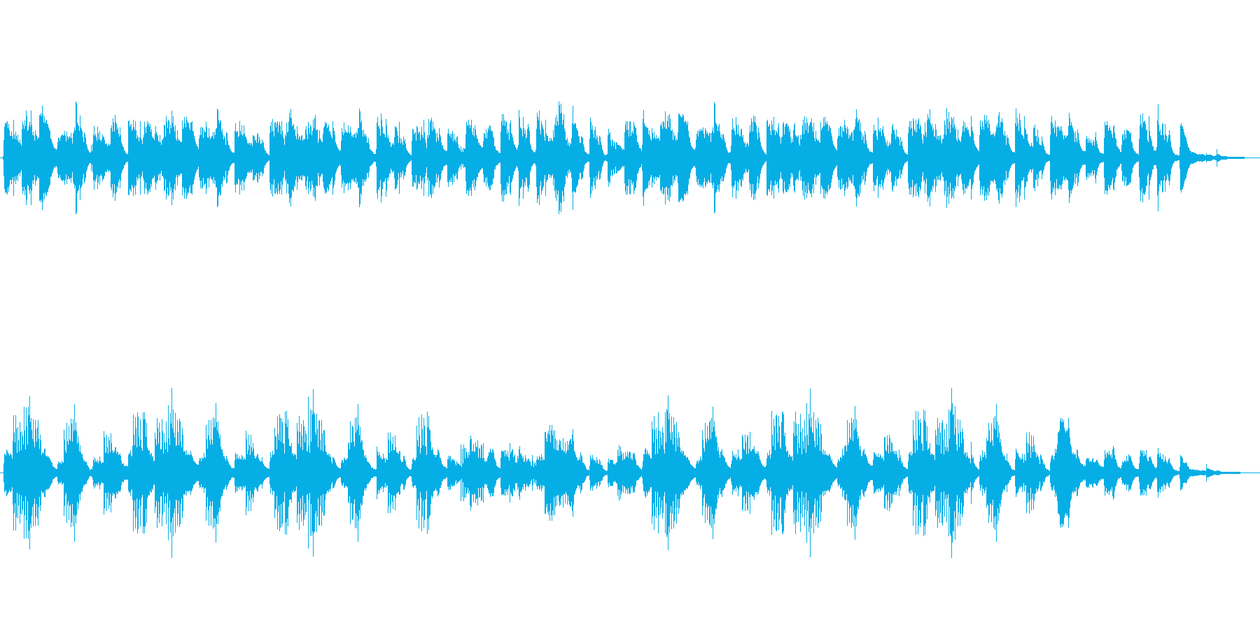 雨を見上げていて、出来た曲です。クレオ…の再生済みの波形