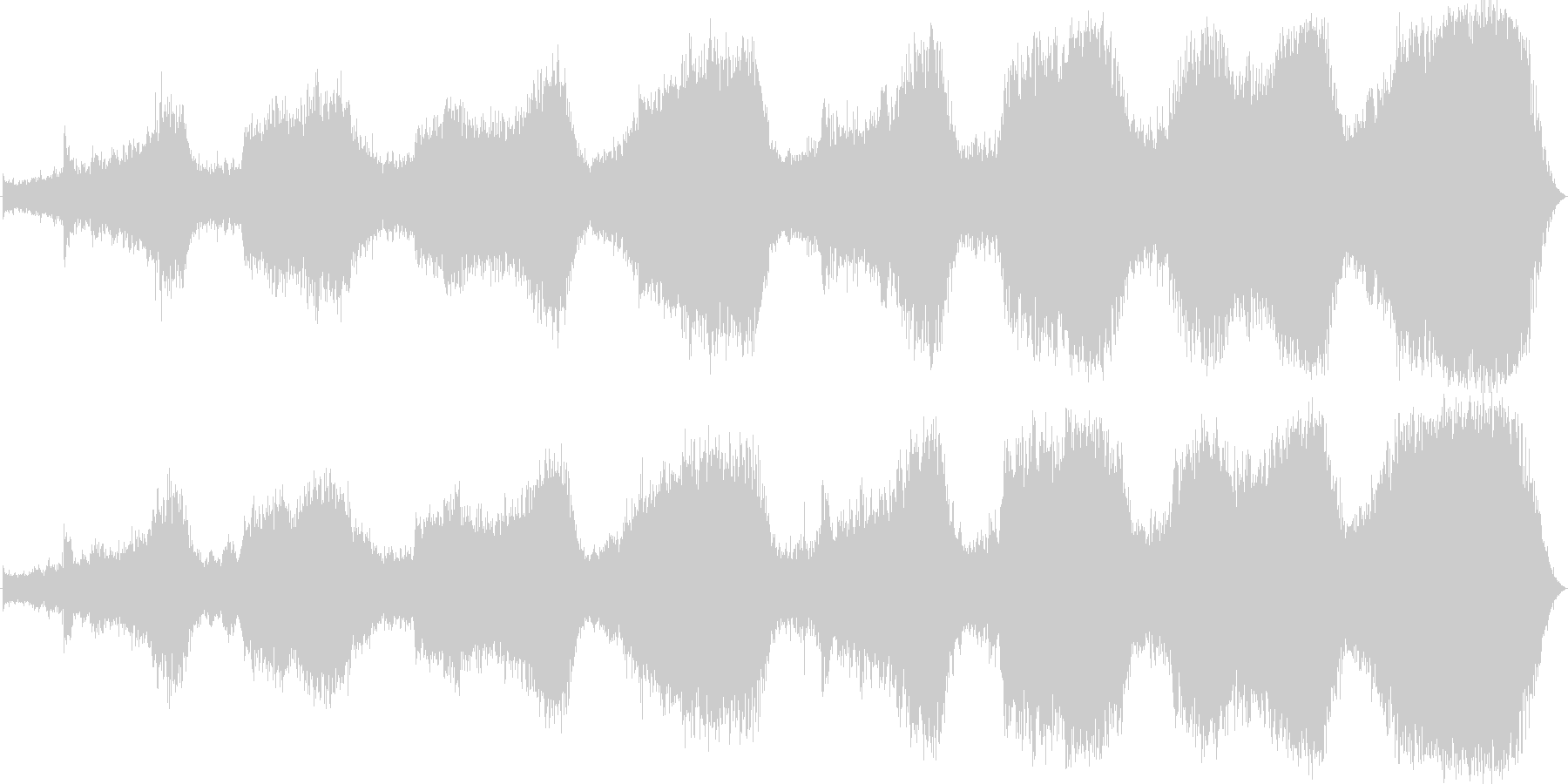 不穏な雰囲気 内面的な音楽の未再生の波形