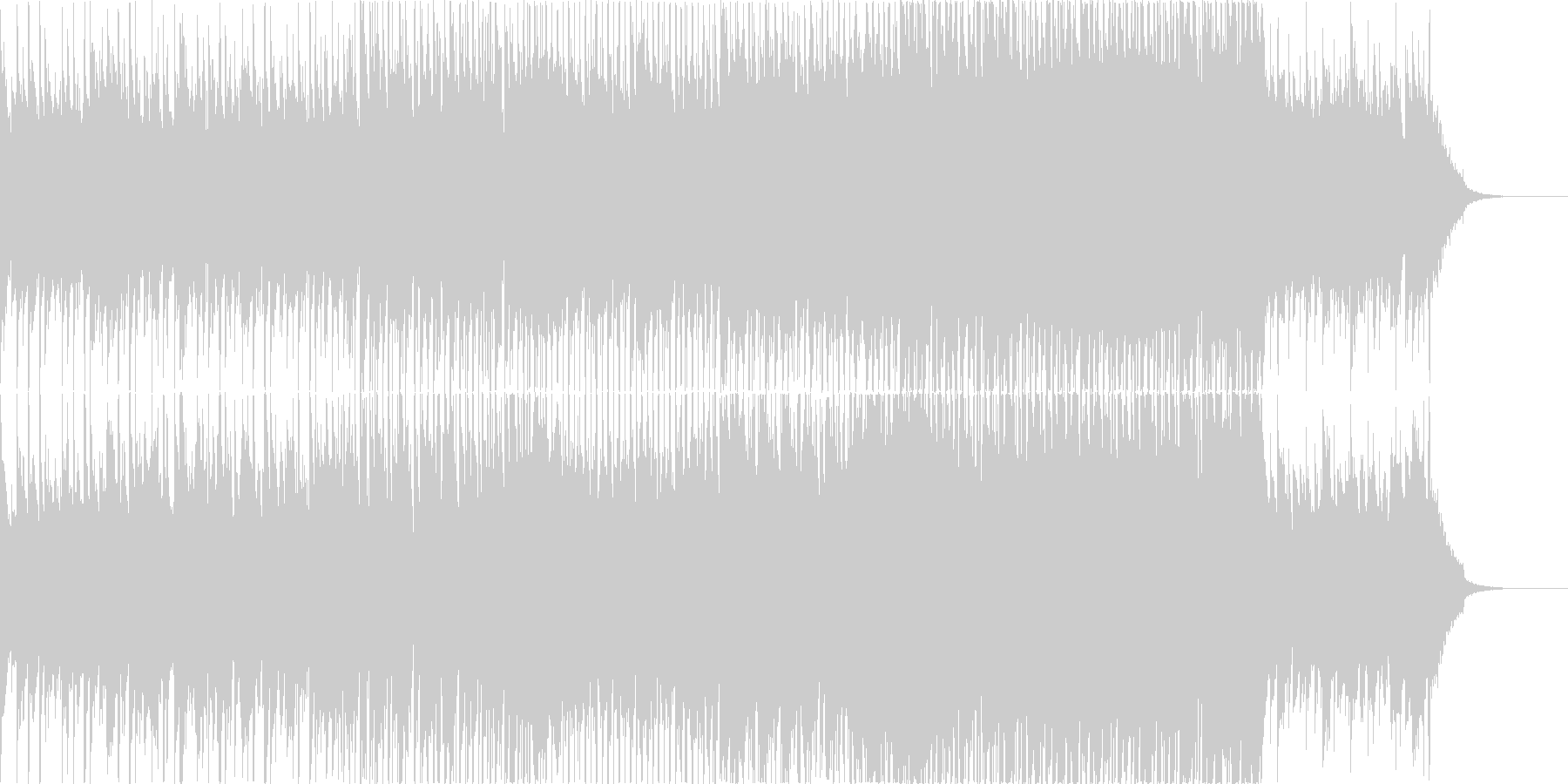爽やかなアコギbeatBGMの未再生の波形