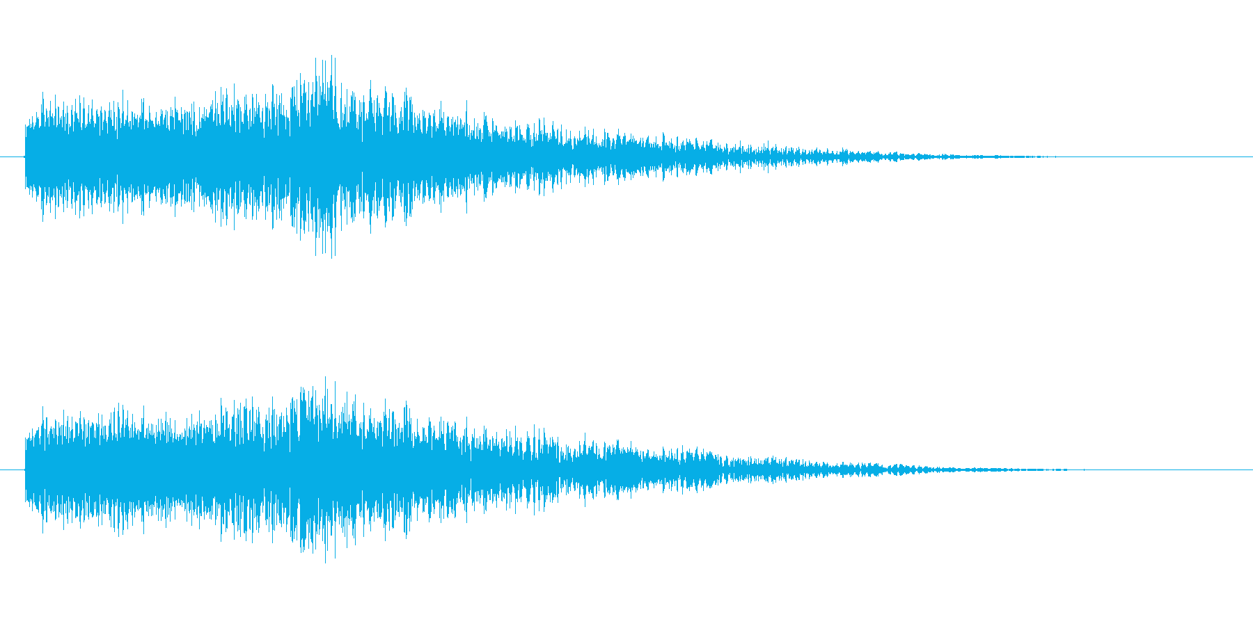 ブィーーーン(ギターアームダウンボム音)の再生済みの波形