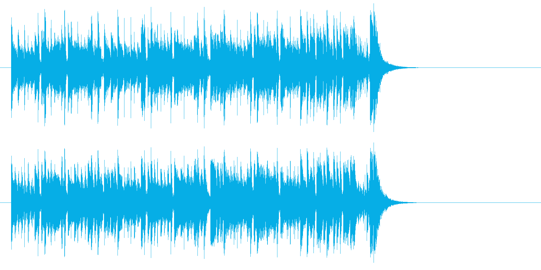 健やかなほのぼのポップ(イントロ)の再生済みの波形