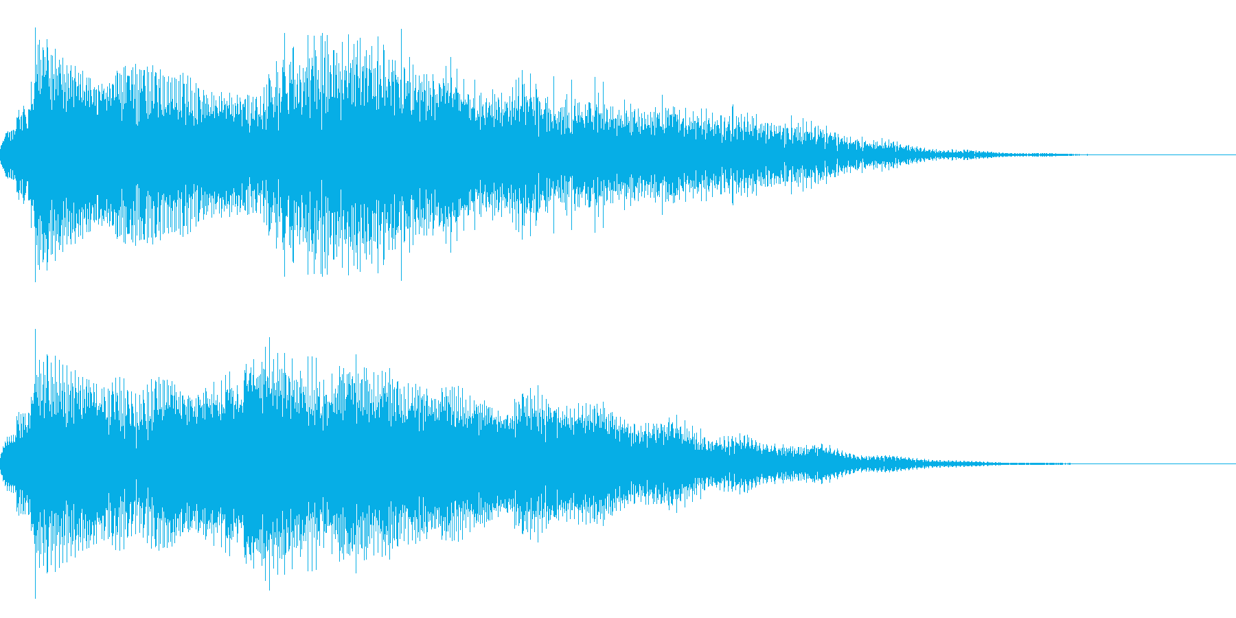 エレピの音色が厳かなサウンドロゴの再生済みの波形