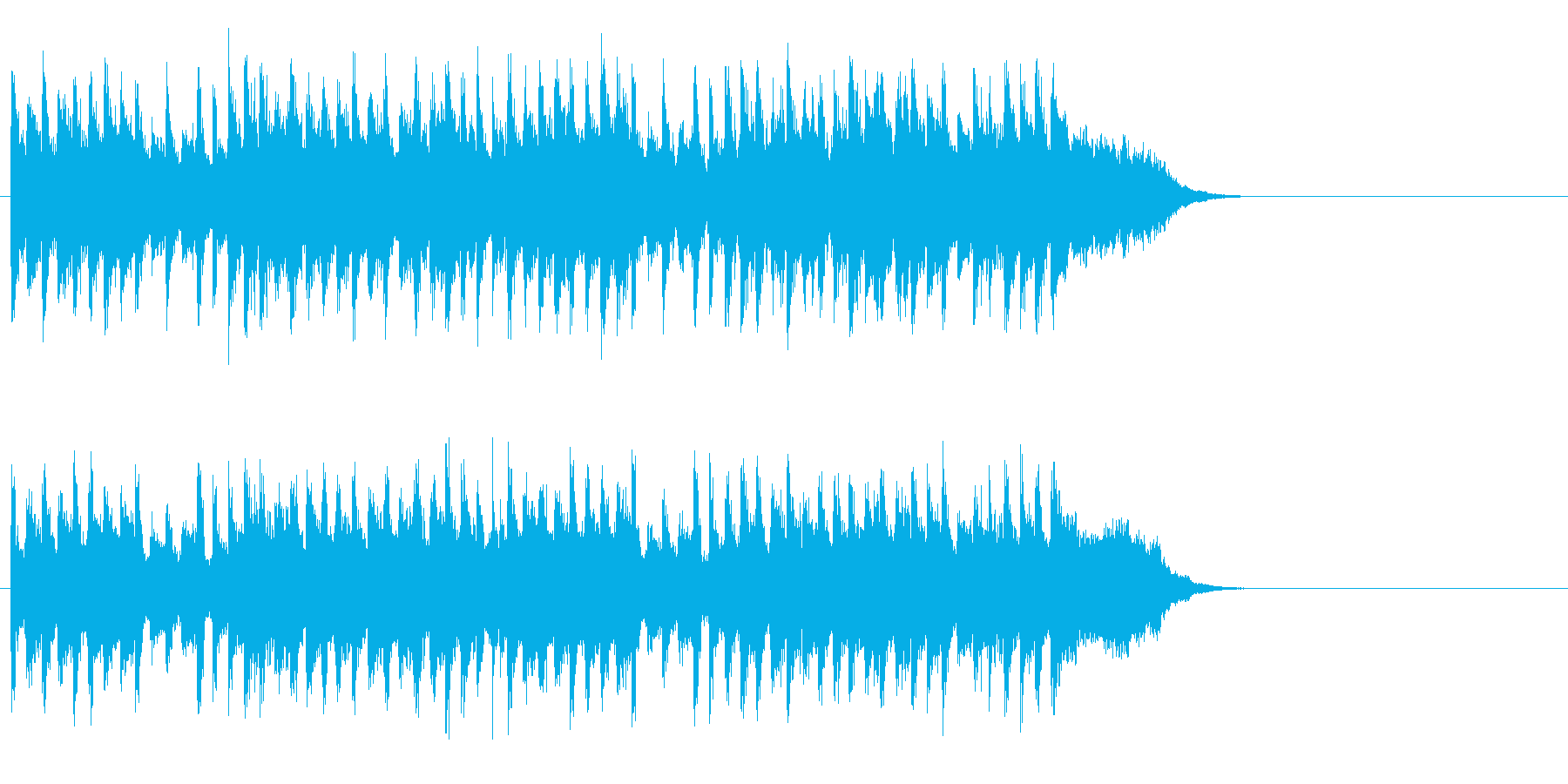 出発のエンディングBGM(Aメロ)の再生済みの波形