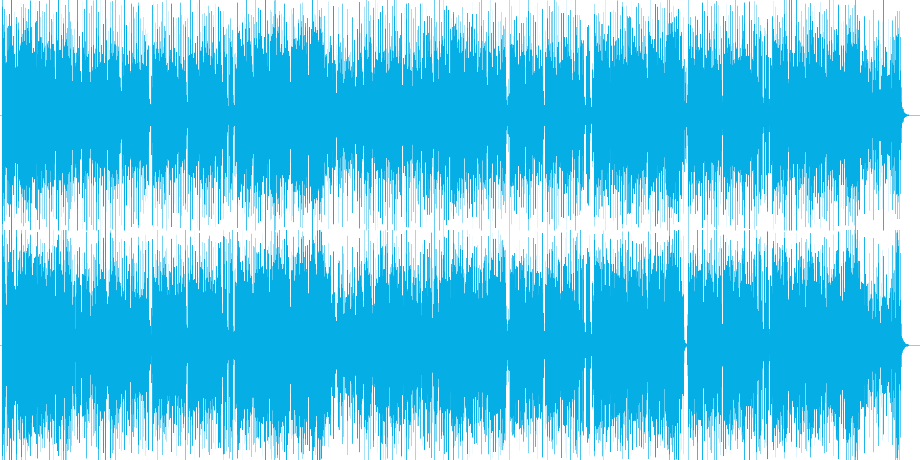 華やかで女性らしさあふれる現代音楽の再生済みの波形