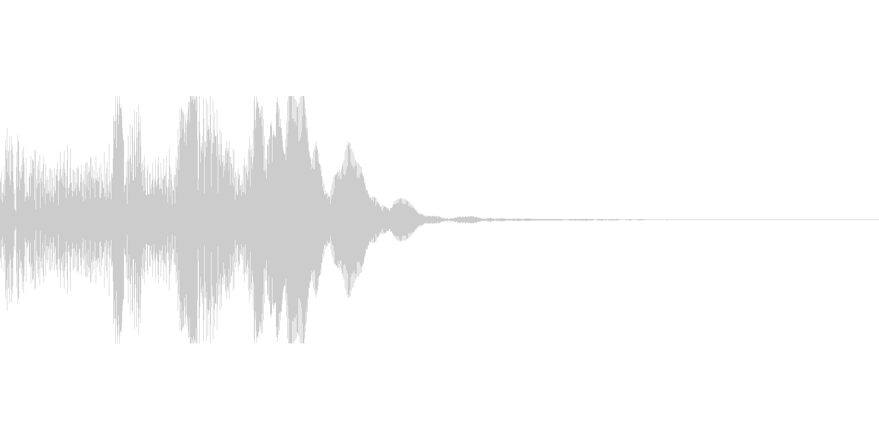 セレクト音の未再生の波形