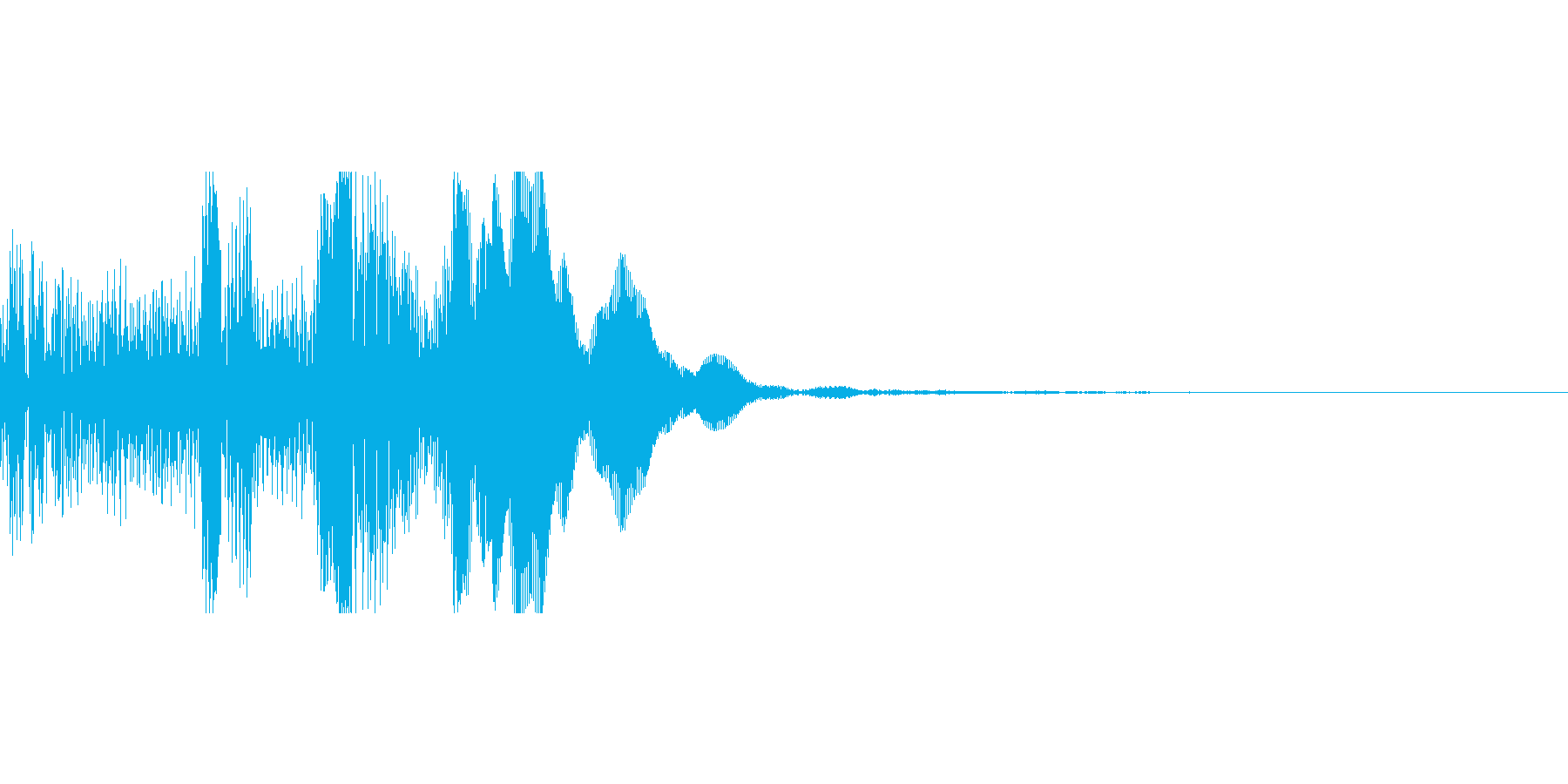 セレクト音の再生済みの波形