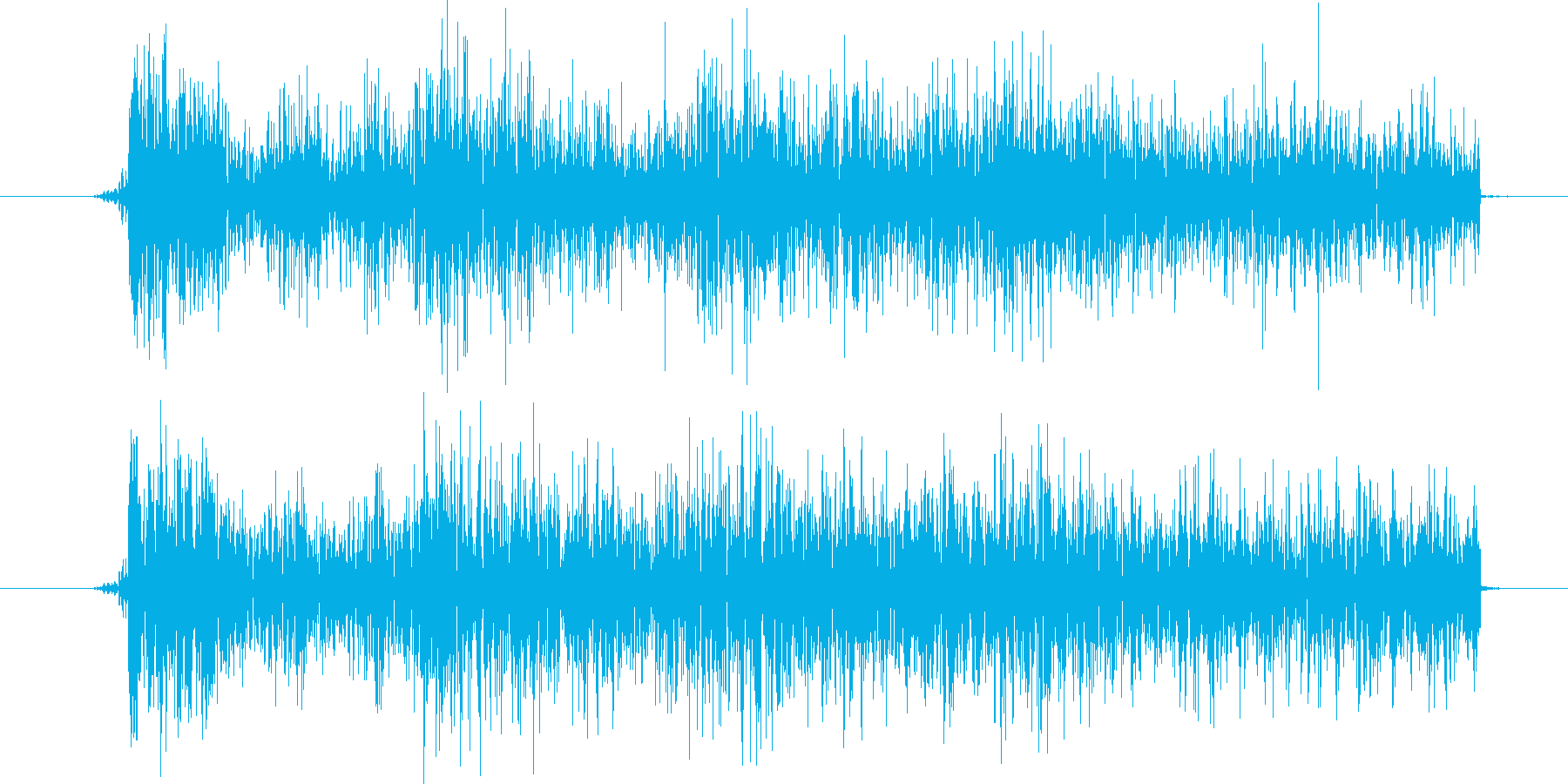 ノイズを意識した短いシーン効果音です。の再生済みの波形
