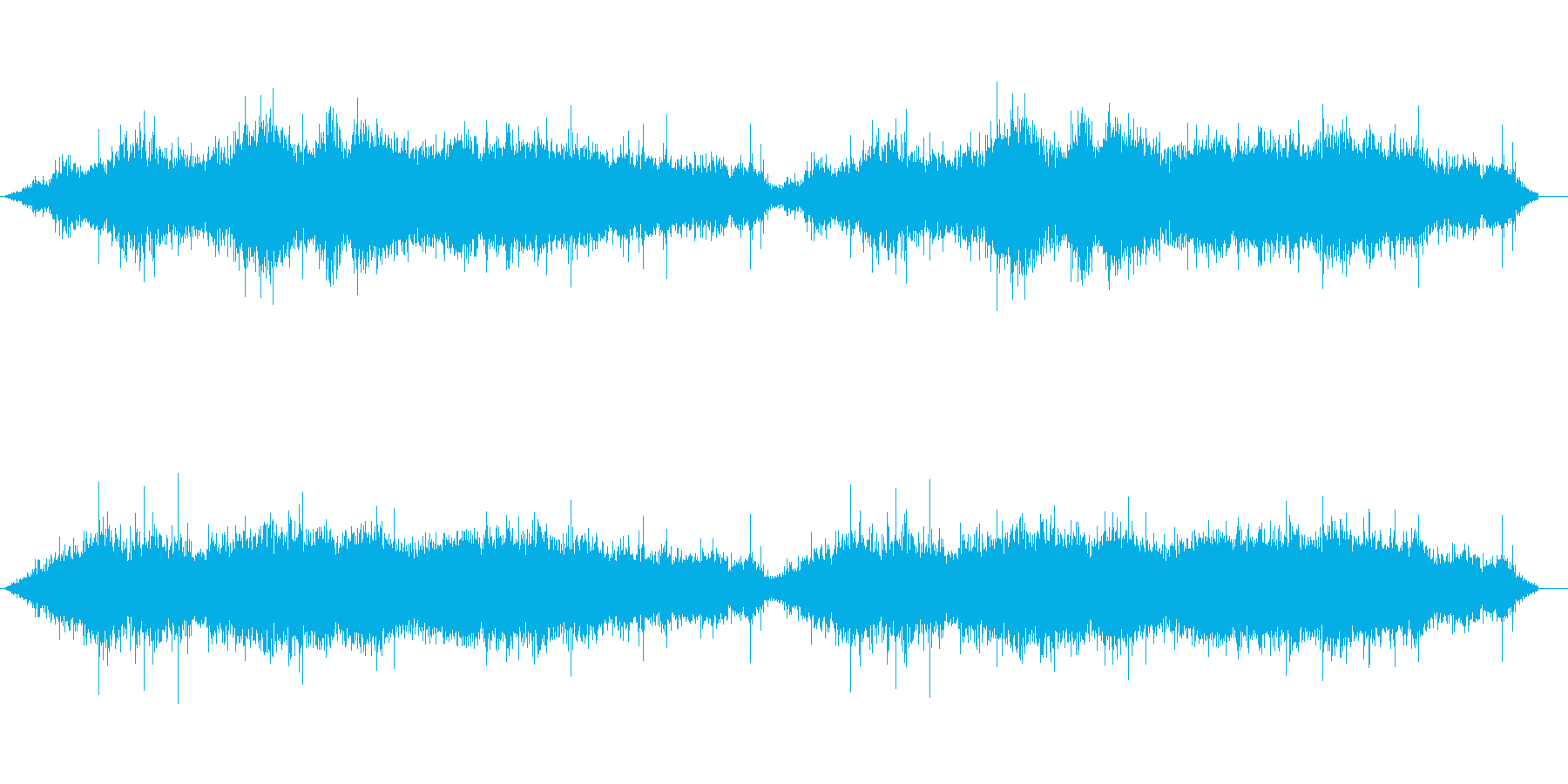 手持ち花火の音 シュシュシュシュシュの再生済みの波形
