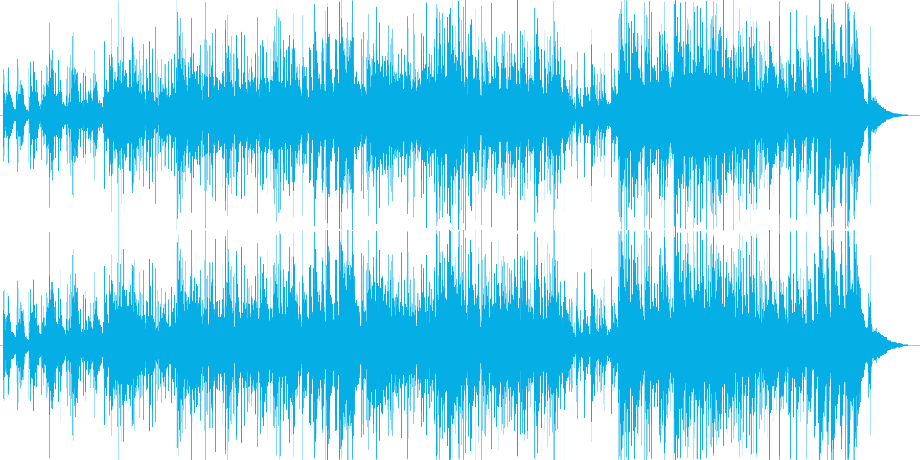 切ない、お茶のCMにありそうな和の雰囲気の再生済みの波形