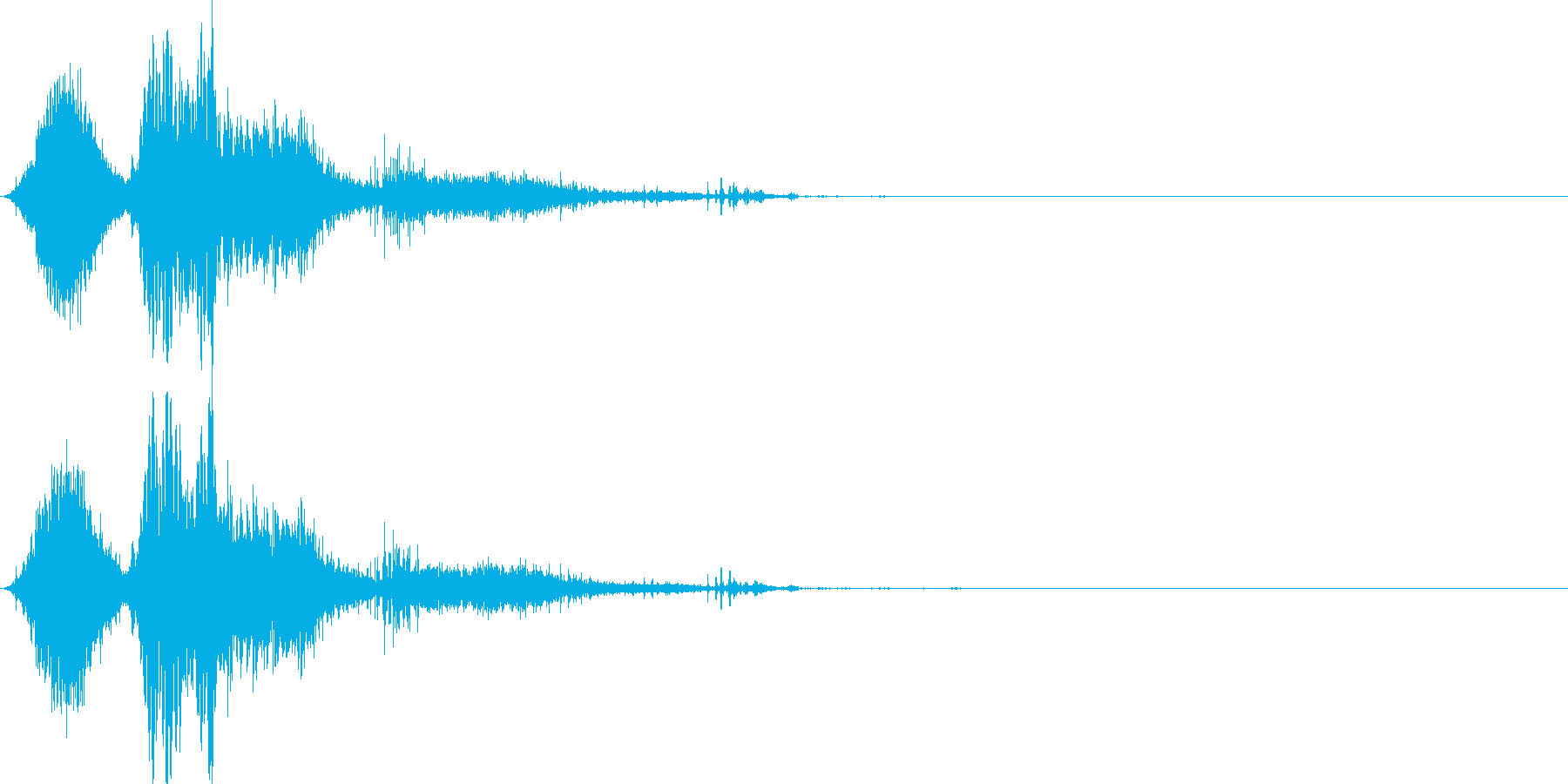 斬撃音(刀や剣で斬る/刺す効果音)16cの再生済みの波形