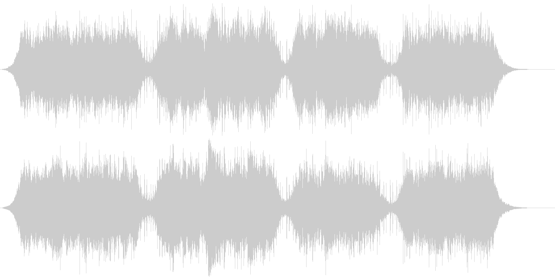 アンビエントなパッド系BGM(シンプル)の未再生の波形