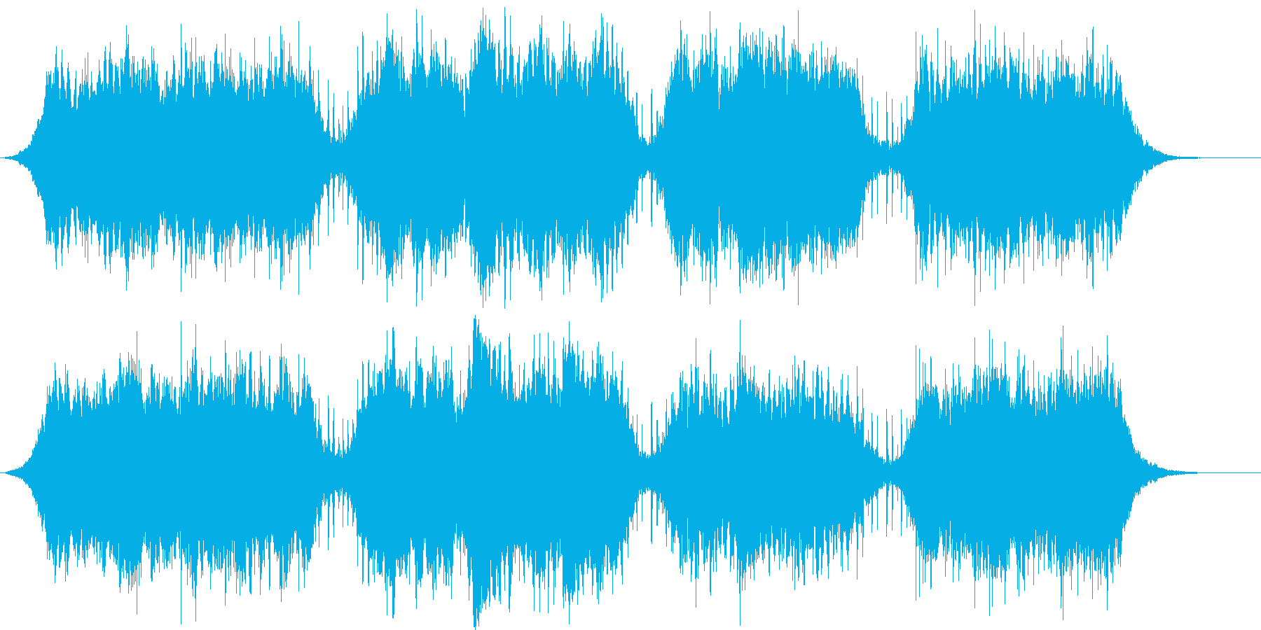 アンビエントなパッド系BGM(シンプル)の再生済みの波形