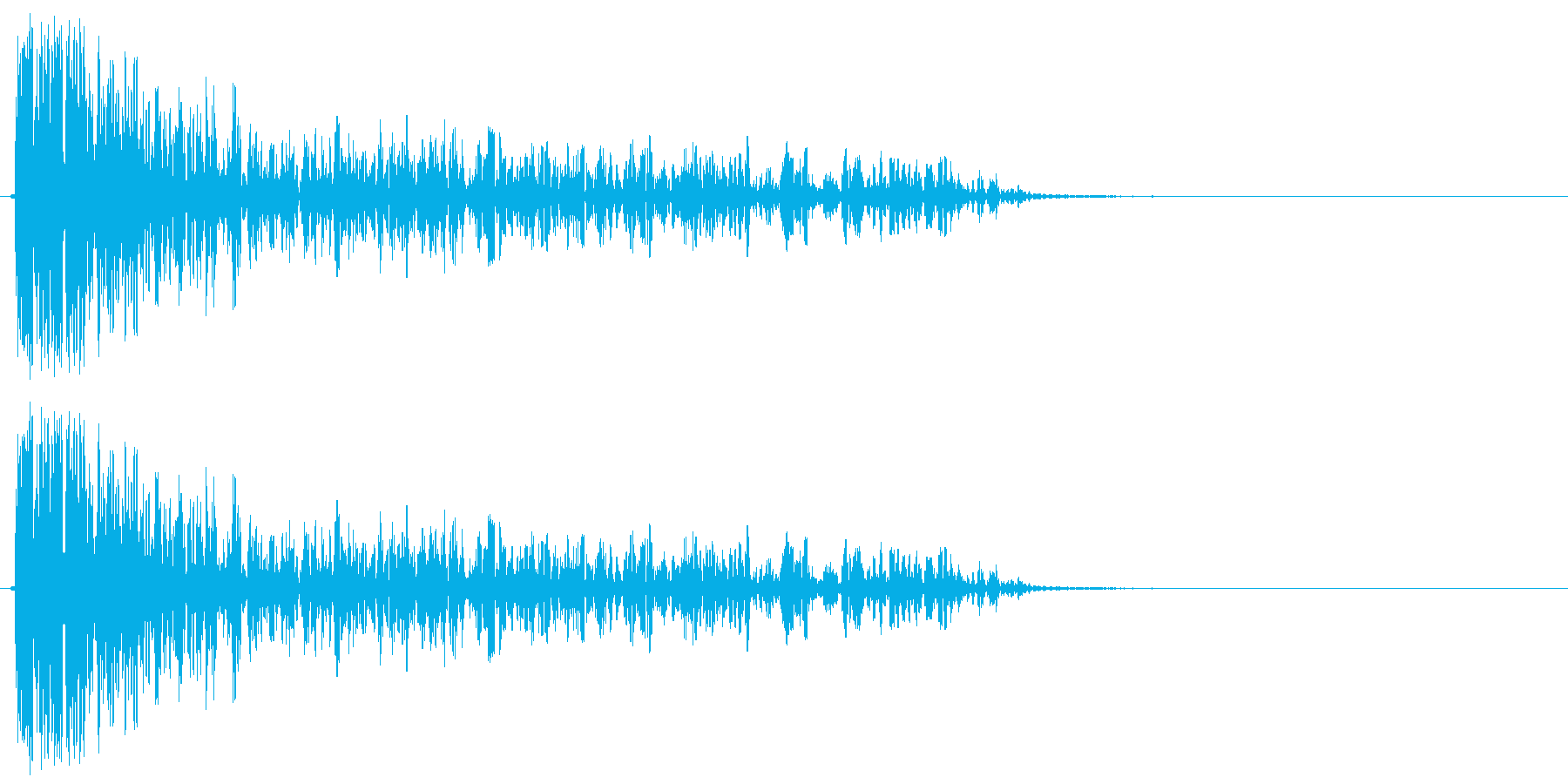 バズーカ砲の効果音、バズーカ砲、キャノ…の再生済みの波形