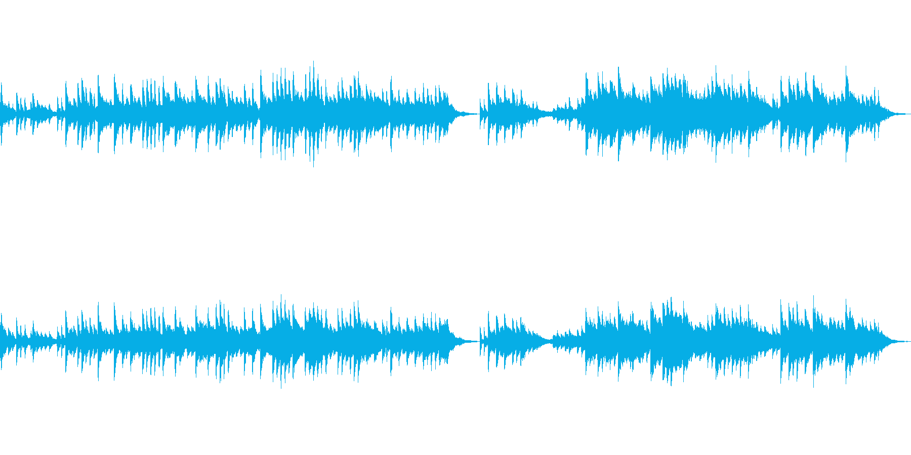切ないピアノ曲。の再生済みの波形