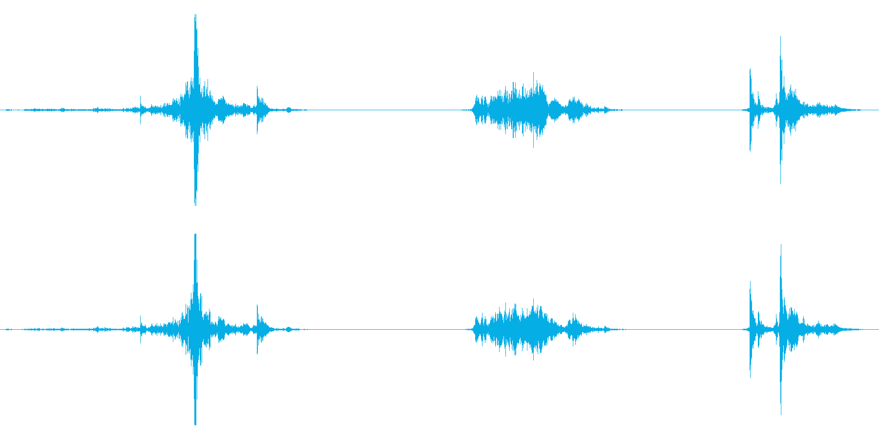小瓶の蓋を開ける音2(短め)の再生済みの波形