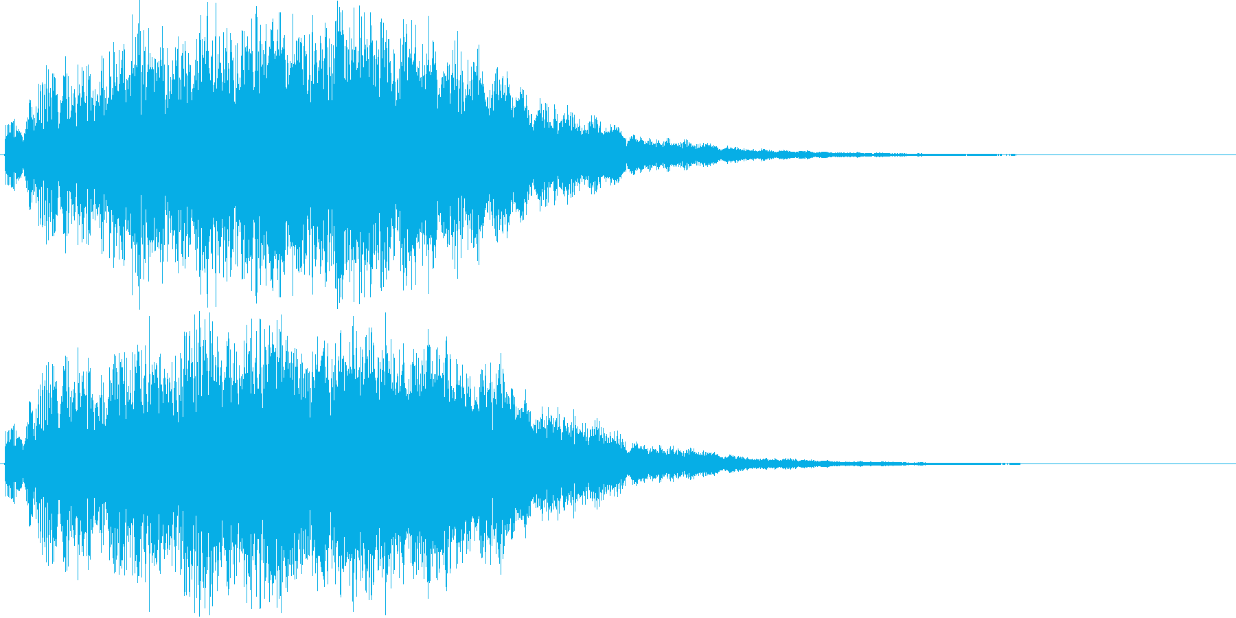 魔法を意識した短いシーン効果音です。の再生済みの波形