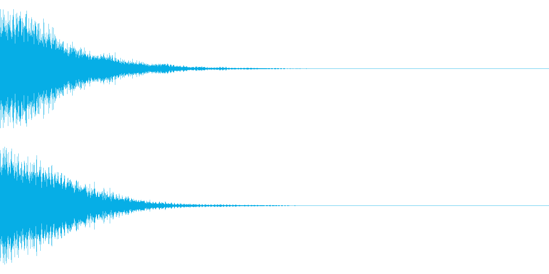 SF的な音の再生済みの波形