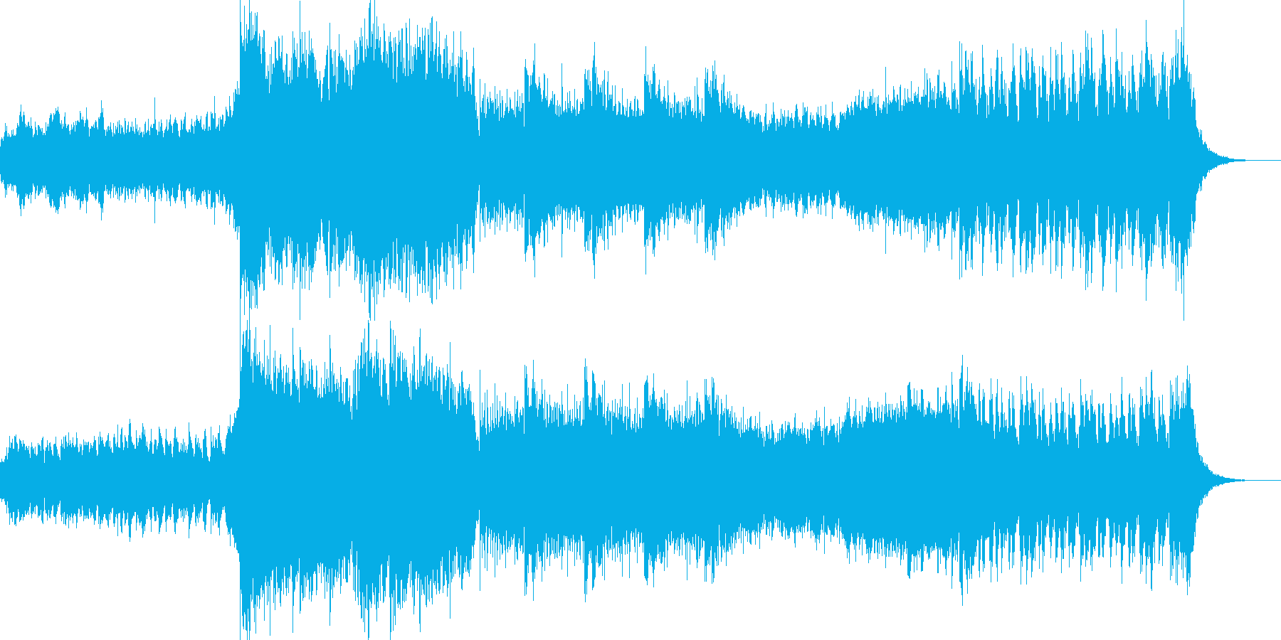 ゲーム戦闘シーン合う曲の再生済みの波形