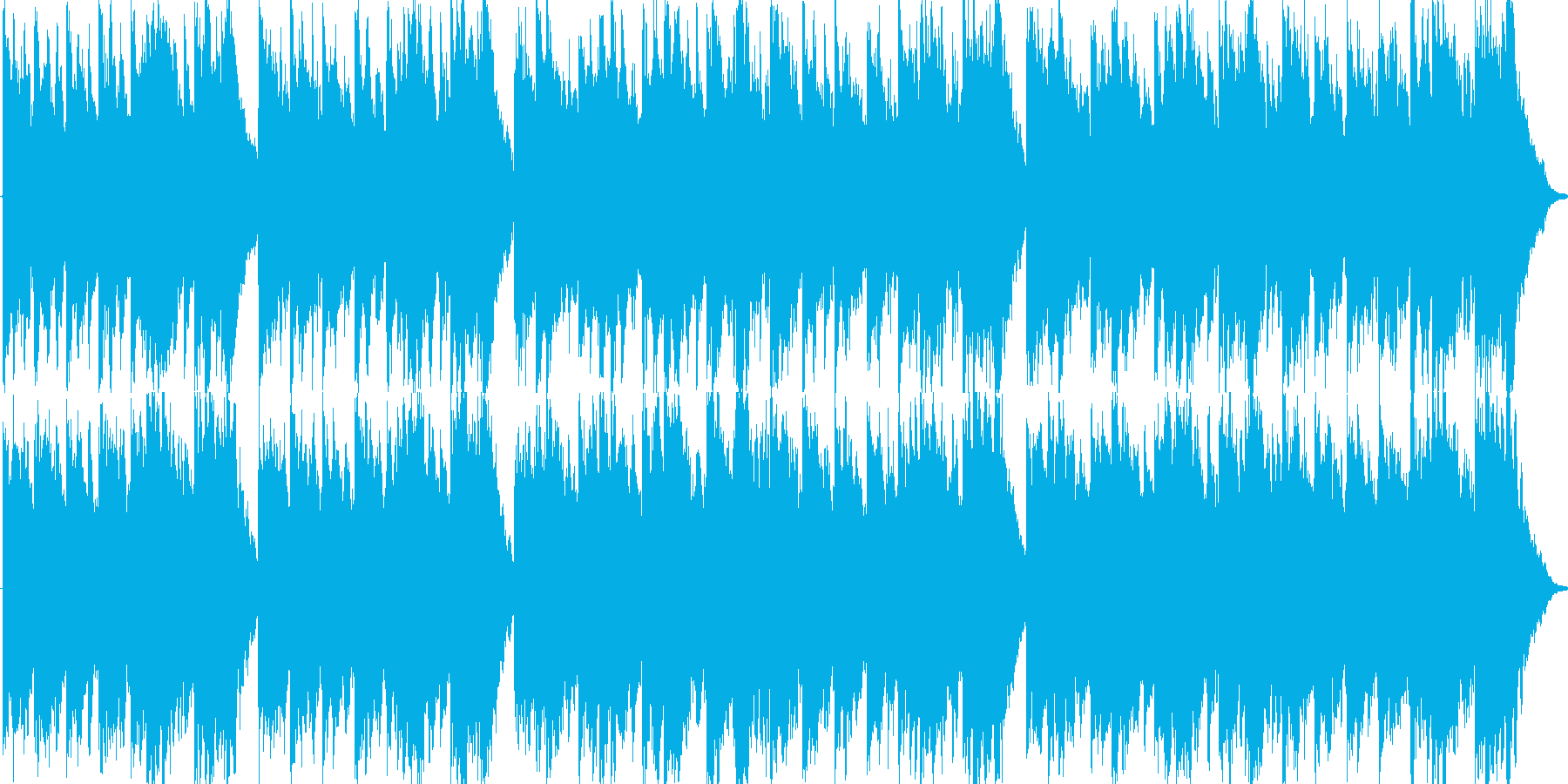 クリーガー作曲のメヌエットですの再生済みの波形