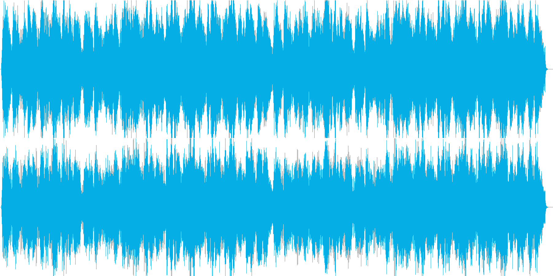 ラストシーンに使えそうな曲の再生済みの波形