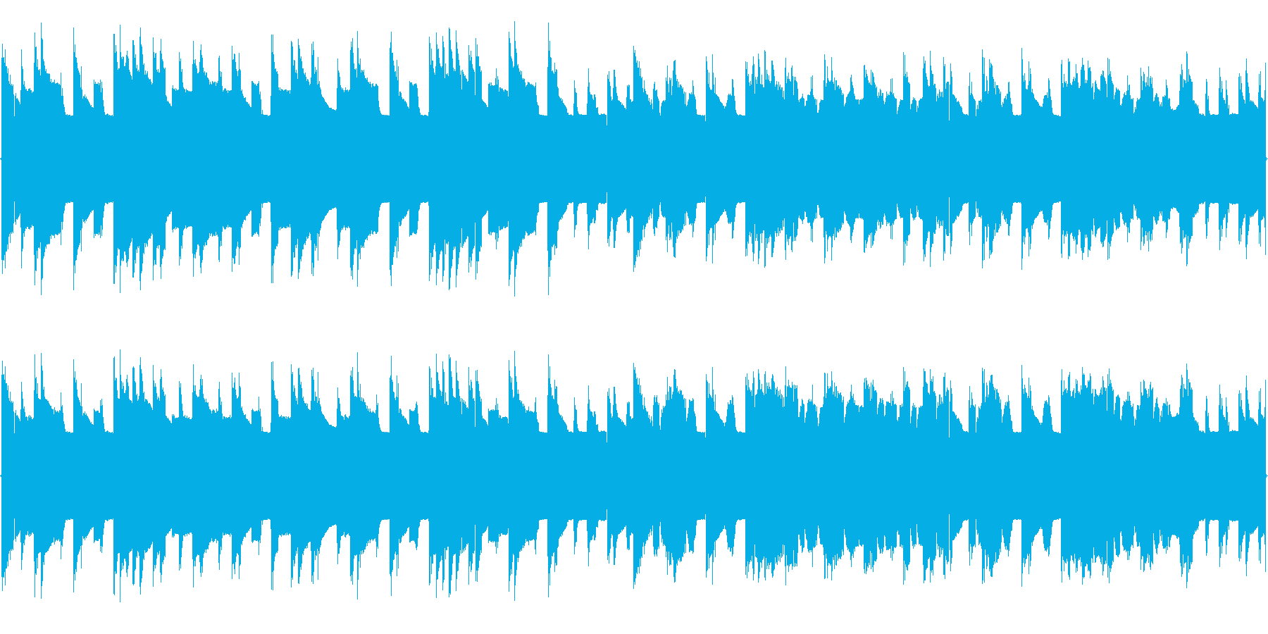 チップチューンの短いジャズループ3の再生済みの波形