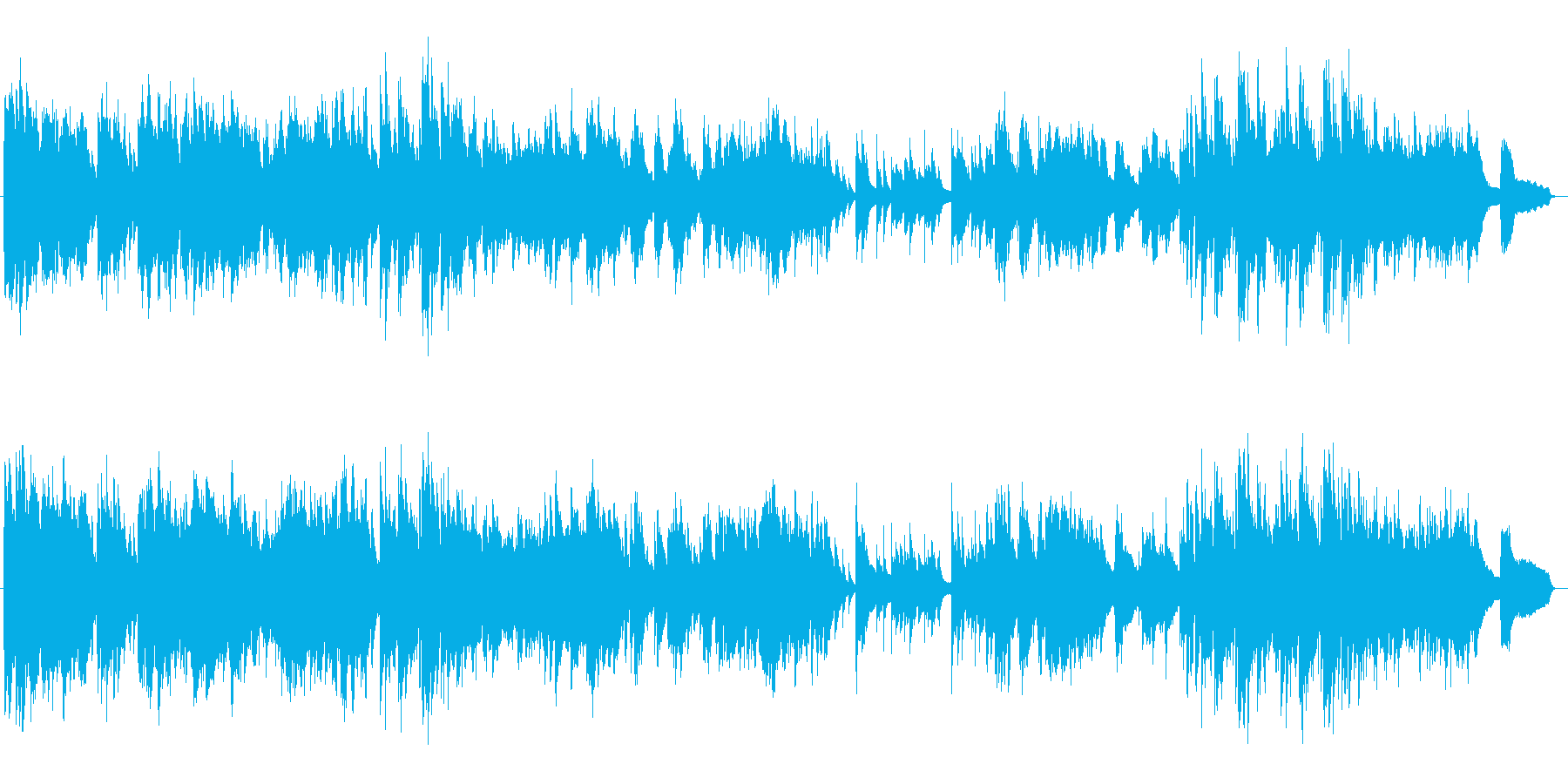 夕陽の海辺が似合うピアノ曲ですの再生済みの波形