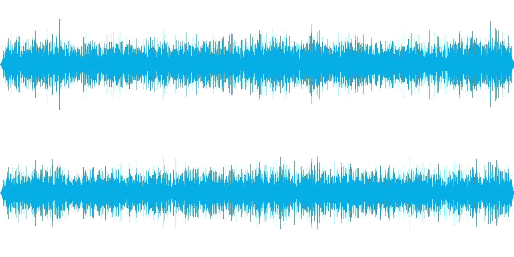 町の音、雑踏です。の再生済みの波形