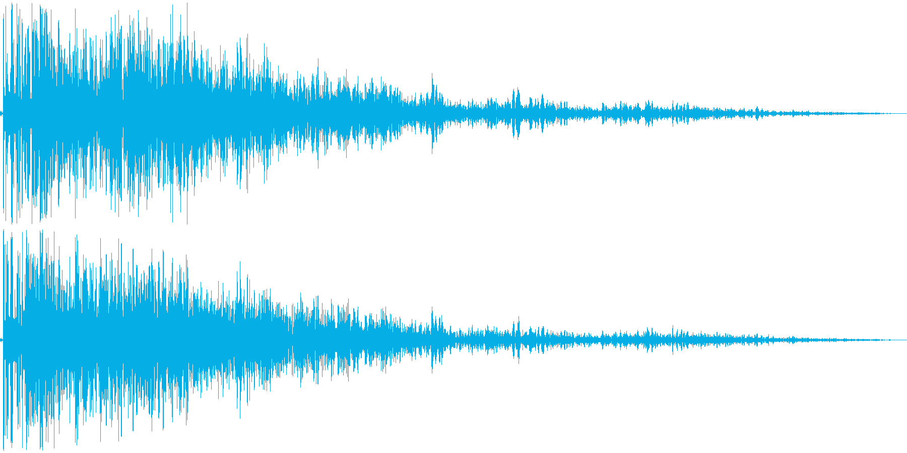 【本物】戦車砲(アタック音強め)の再生済みの波形
