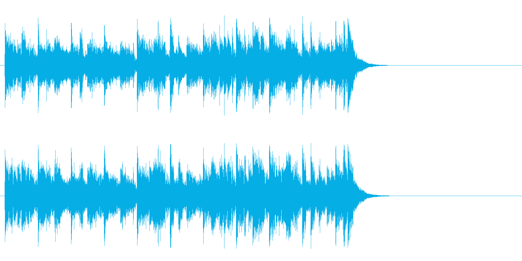 力強いファンク ポップ(Aメロ)の再生済みの波形