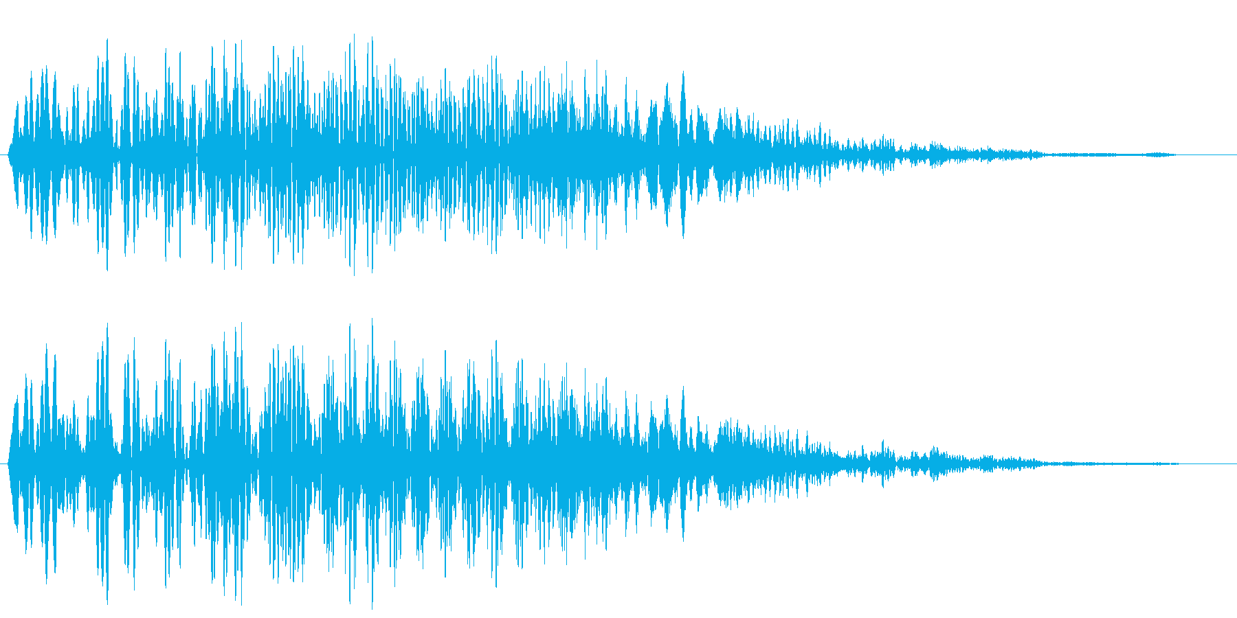ブーンプシュー (重厚感のある開閉音)の再生済みの波形