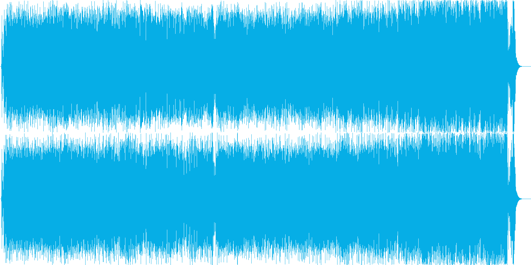 三味線・尺八を使ったハイテンションな曲の再生済みの波形