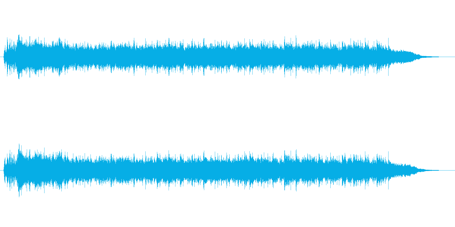 救世主が登場したような曲の再生済みの波形