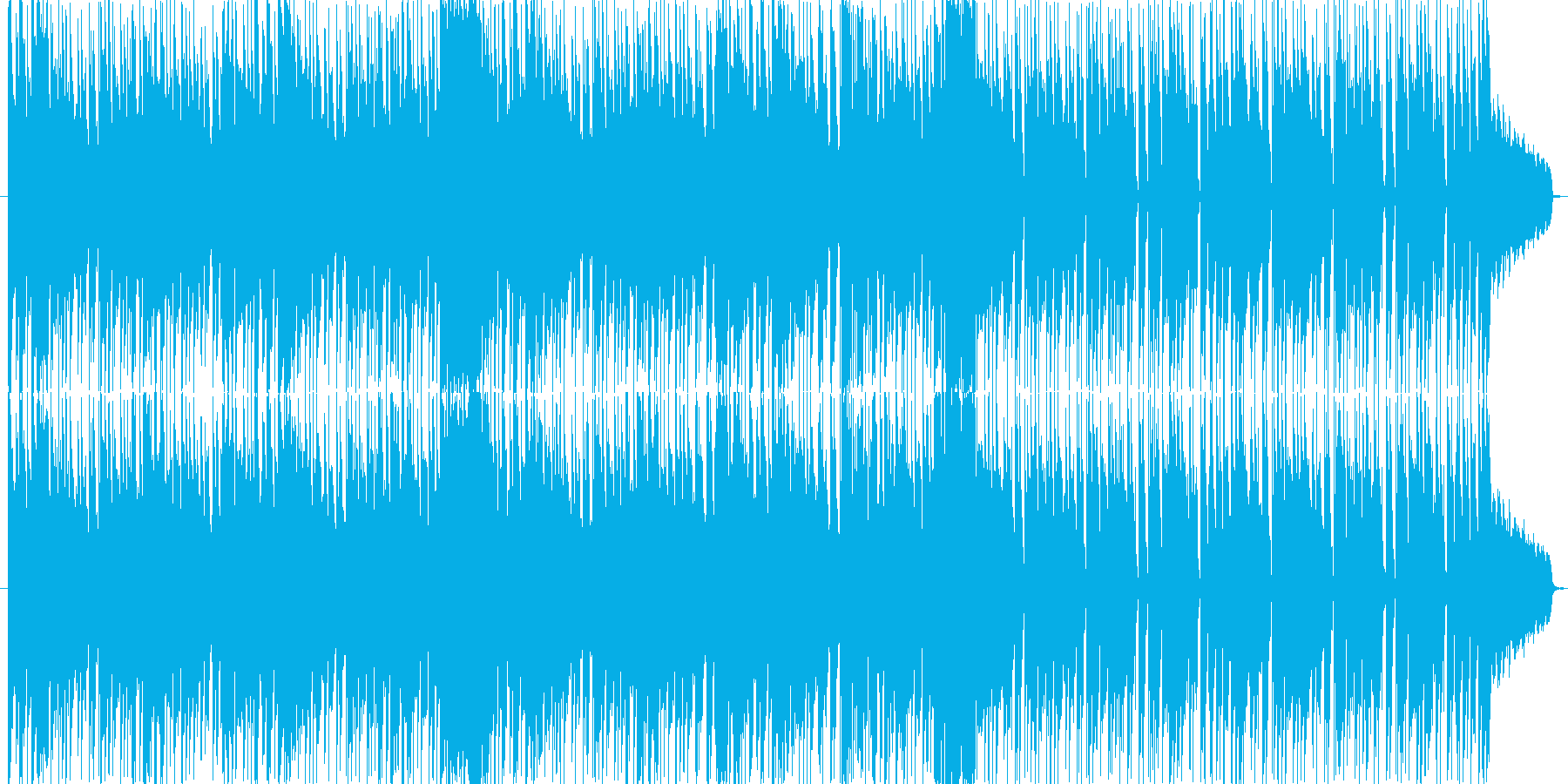 サックスがかっこいいおしゃれ曲の再生済みの波形