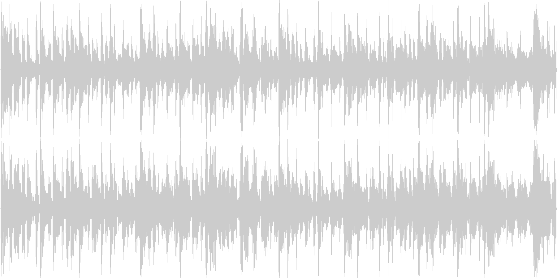明るめで少し大人っぽい雰囲気の楽曲です。の未再生の波形