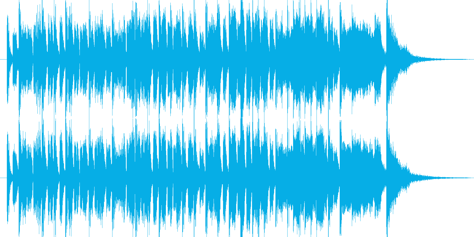 クイズに使えそうなテクノポップな曲ですの再生済みの波形