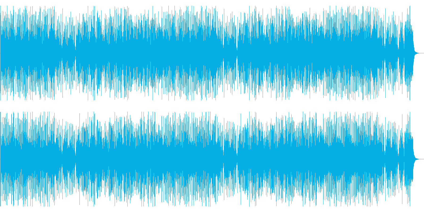 お買いものしたくなる音楽の再生済みの波形