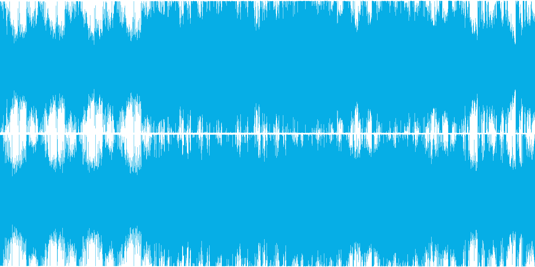 緊迫感のある闇を感じさせる楽曲ループの再生済みの波形