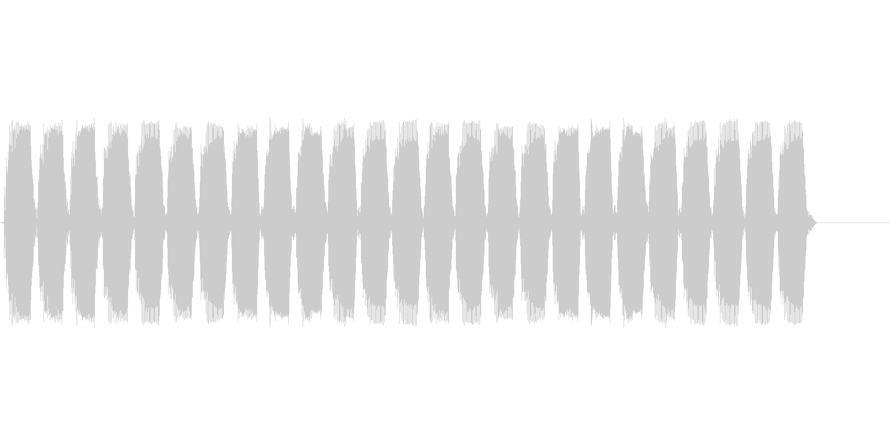 ぶーぶーぶー(バイブ音)の未再生の波形