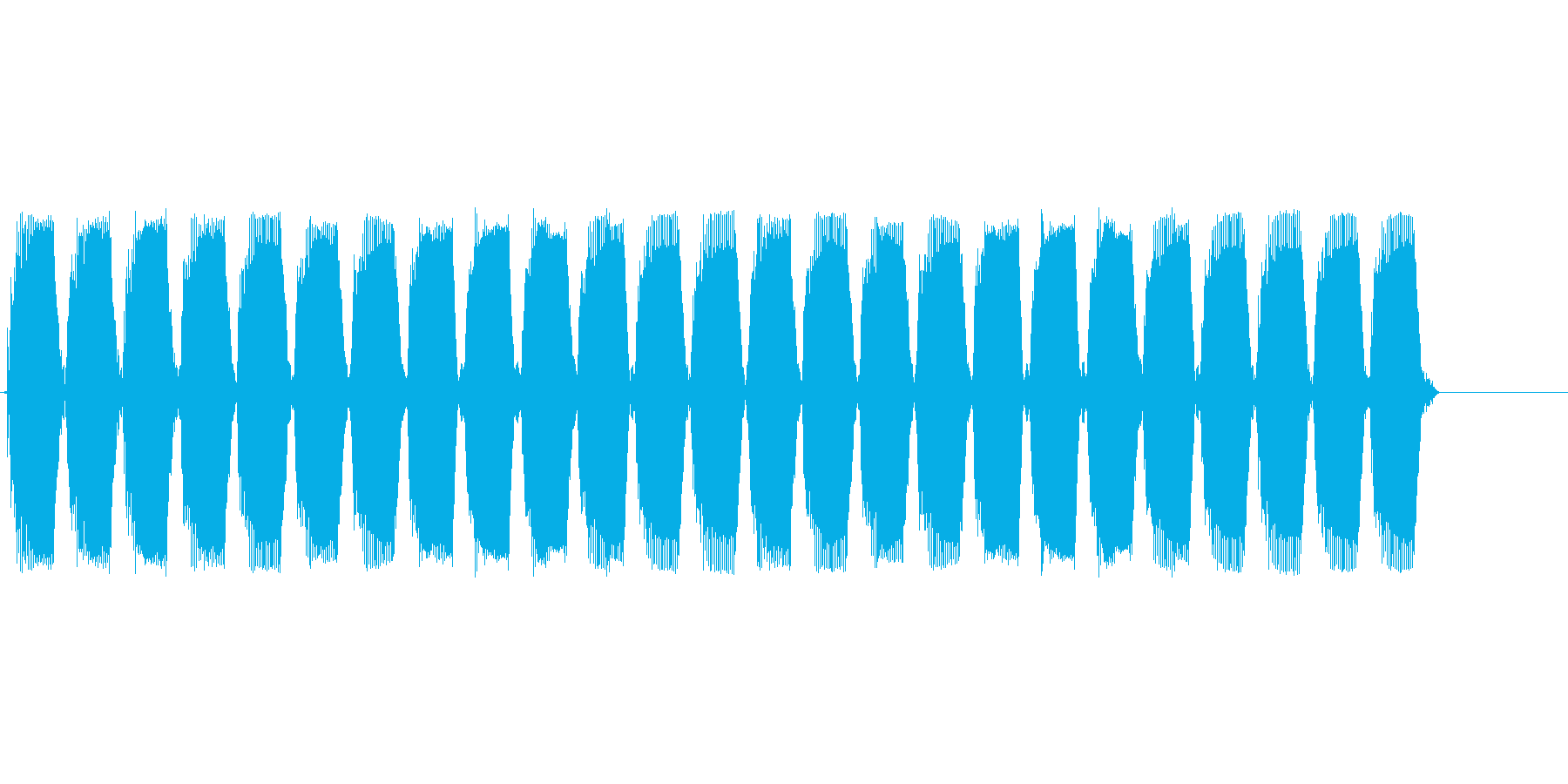ぶーぶーぶー(バイブ音)の再生済みの波形