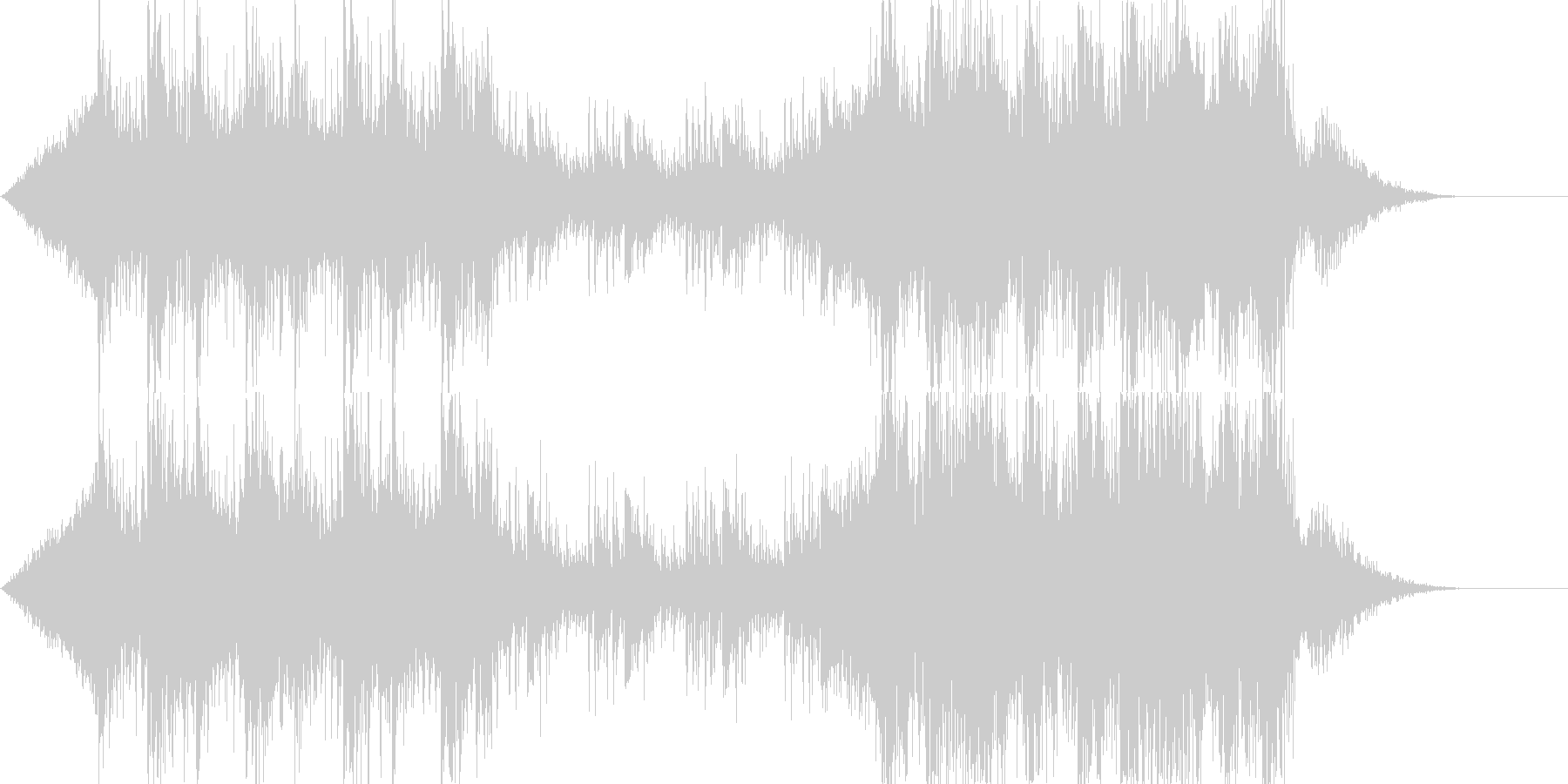 デジタルエスニックなSoundtrackの未再生の波形