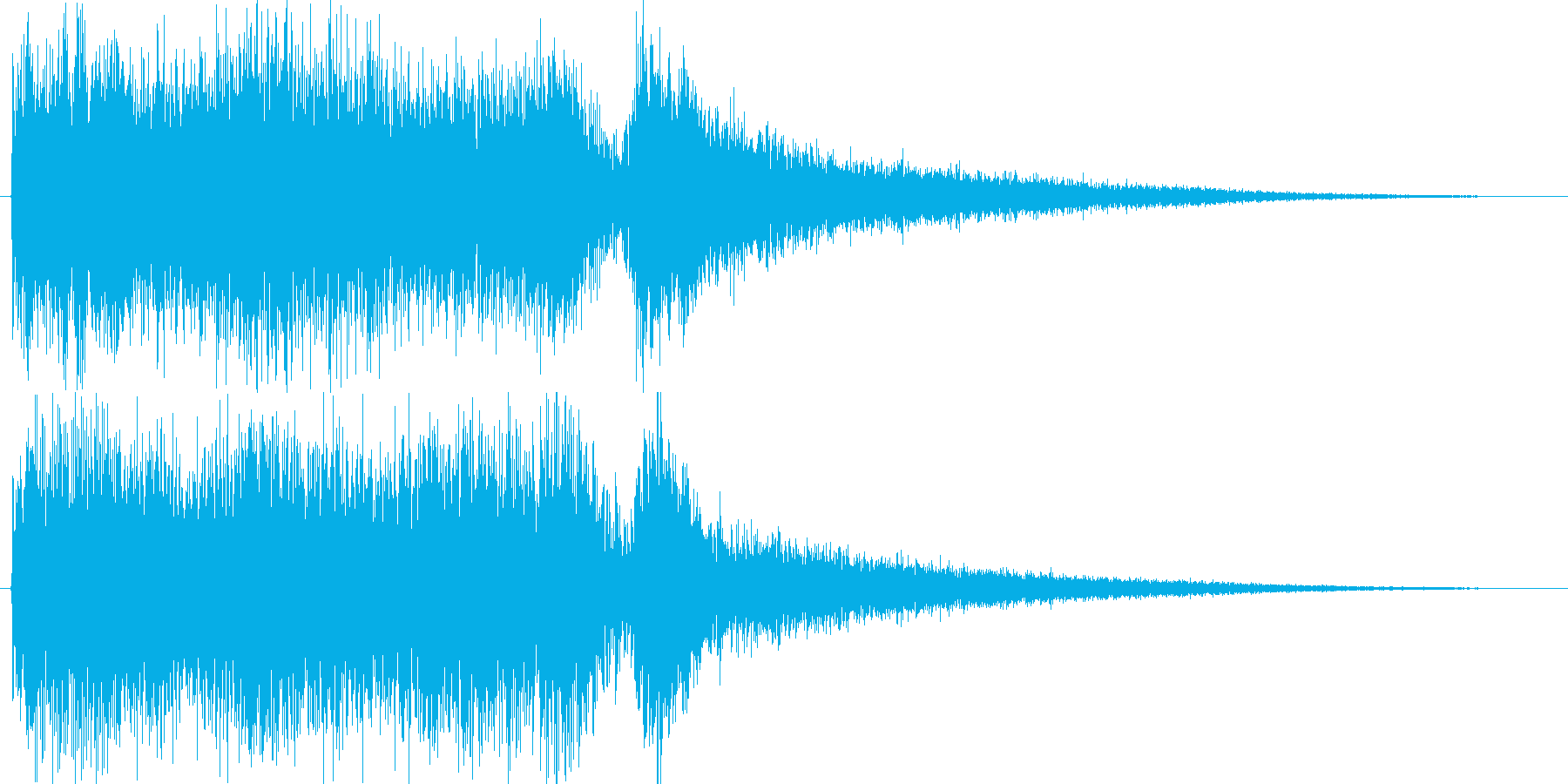 クラシックなイベントロスト曲4の再生済みの波形