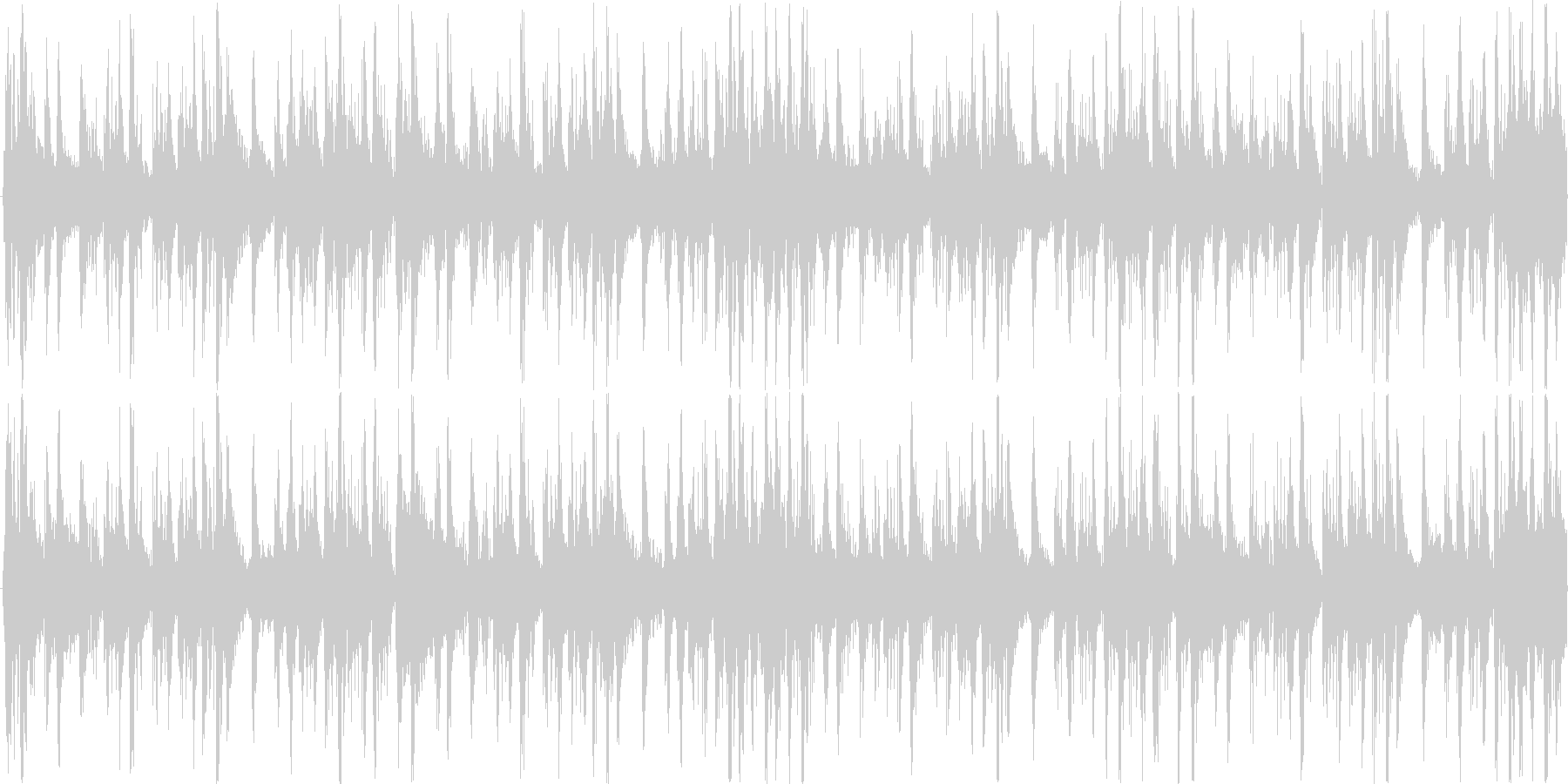 ドラムンベースを基本にした楽曲です。の未再生の波形