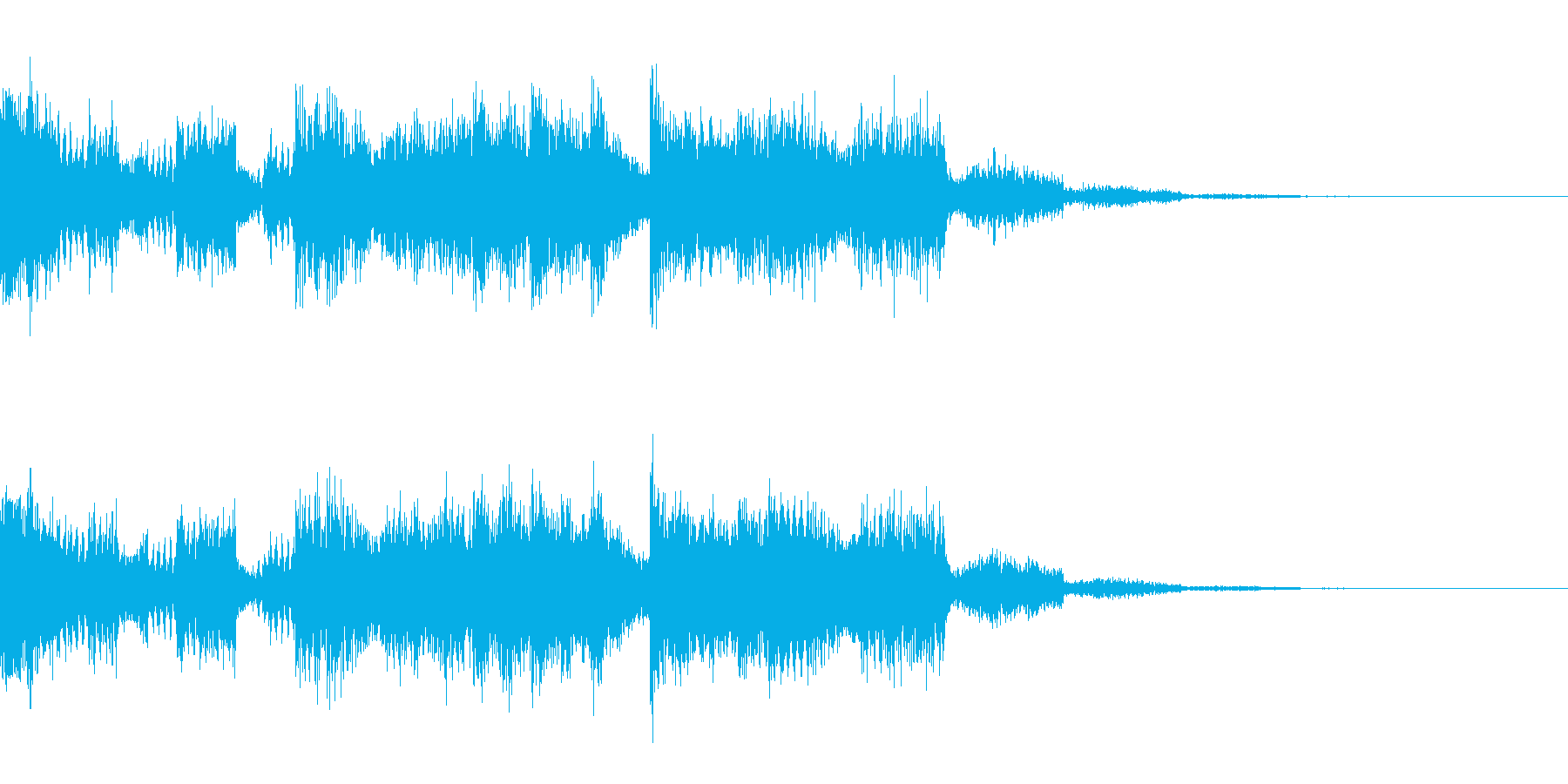 【ロゴ、ジングル】EDM05の再生済みの波形