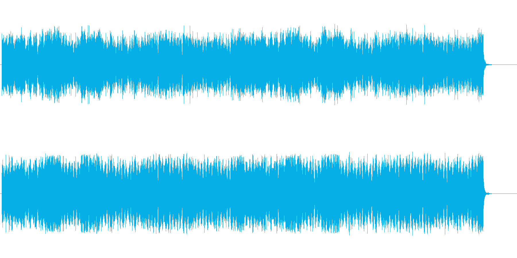 バイオリンによる現代音楽的戦闘対峙曲の再生済みの波形